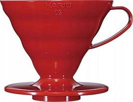 Kavos lašintuvas Hario V60-02, 0.5 l, raudona sp.