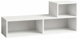 TV staliukas Kalune Design Bucak, balta sp., 110 cm x 30 cm x 43 cm