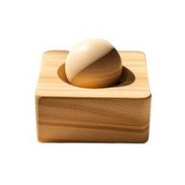 Wooden Essential Oil Diffuser Round Diffuser Small Passive Ball Aromatherapy Diffuser for Office Home Car Sauna Square beige