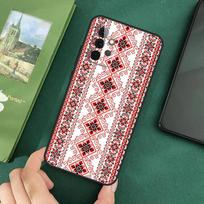 Ukrainian Pattern Soft Cover For Samsung Galaxy A54 A53 A73 A13 A71 A51 A14 A52 A32 A12 A22 A52S Back Case Samsung A54 5G white