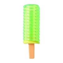 Dog Cooling Chew Toy Summer Freezable Ice Stick Cone Puppy Teething Toy Freezer Pet Teeth Cleaning Toy for Small Medium Breed Dogs žalia