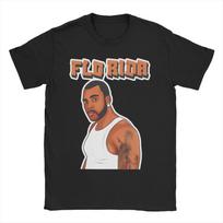 Flo Rida for Unisex Women T Shirt Vintage Tee Shirt Short Sleeve O Neck TShirts 100 Cotton Big Size Clothes S brown