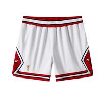 Mitchell & Ness NBA Authentic Shorts Chicago Bulls 1996-97 'White Red' Men's ASHRCP19040-CBUWHIT96 XL gray