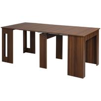 Prailginamas valgomojo stalas 4-6 žmonėms Daugiafunkcinis šoninis stalas studijoms virtuvei 180x85x75 cm Ruda 180 x 85 x 75 cm