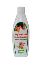 Japakusum Shampoo Herbal Shampoo(Jaswand, Amla and Aloevera), 200 ml gray