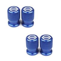 For Nissan MBQ14pcs Car Wheel Tire Valve Caps Aluminum Airtight Covers Badge Emblem for Nissan X-trail Qashqai Note Juke Patrol accessories
