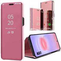 Coque pour Samsung Galaxy A37 5G, Protection Intégrale Avant et Arrière Smart View Rose rožinė
