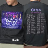 STYX 2026 Tour Dates Double Sided T-Shirt S blue