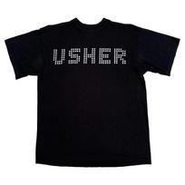 Usher 2001 Vintage 8701 Rare Album Promo Logo Band RnB Concert Tour Unisex T-Shirt XL gray