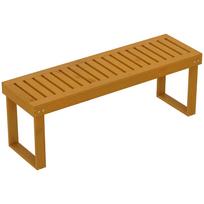 2 vietų medinis sodo suolas su grotelėmis, apkrova 300 kg, lauko, 120x34x43 cm, tikmedžio 120 x 34 x 43 cm