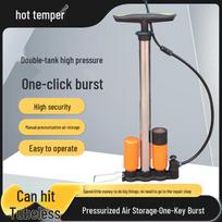 Portable High-Pressure Multifunctional Air Pump for Vehicles and Motorcycles gray