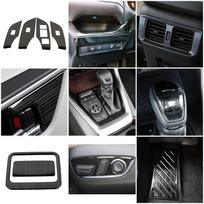 For Toyota Rav 4 Rav4 -2023 Car Interior Accessories Central Console Decoration Frame Cover Trim Stainless Steel Style A gray