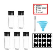 Spice Jars Set 5101520PC Jars for Spices Salt and Pepper Shaker Seasoning Jar Spice Organizer Plastic Barbecue Condiment Good for Home