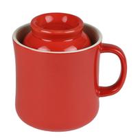 Pearl Metal Rice Cooker Mug, Red, 1-cup capacity, Microwave Chef red