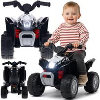 Kids Black Honda TRX Official Licensed 6V 30W Electric Ride-On Quad with LED Headlight