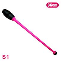 36/41 cm Ritminės gimnastikos lazda Gimnastikos lazda Treniruočių įranga Ritmas Fitnesas Vaikų treniruotės Varžybų lazda S1 black
