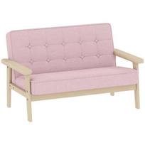 Vaikiška sofa, medinis rėmas, aksomas, 77x42x48 cm, 1 vnt