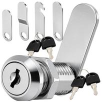 Baldų Spynelė 20 mm Spintelėms – Metalinė, Komplekte 4 Raktai, uniwersalny