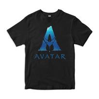 2025 James Cameron's Avatar Logo T-Shirt, Men's and Women 100% Pure Cotton Printed Adults and Children Breathable T-shirt Y2k S blue