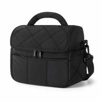 Ladies Insulated Lunch Bag, Cute Quilted Lunch Box, Lightweight Portable Handbag for Work, School, Travel One Size white