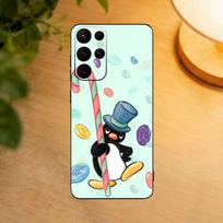 Cartoon Emperor Penguin Pingu phone Case For Samsung S25,24,21,22,23,30,Ultra,20,Plus,Fe,Lite,Note Soft Black Cover Samsung S26Plus