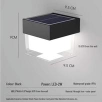 High-Power Outdoor Solar Wall Lamp