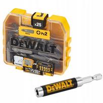 Dewalt Dt71560-qz: 25 vnt. Pz2 antgalių rinkinys su magnetiniu laikikliu