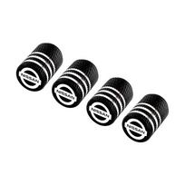 for Nissan Car Logo Wheel Tyre Stem Cover Airtight Dust Caps Almera Rogue Kicks Leaf Qashqai Juke Sentra Altima Versa Maxima