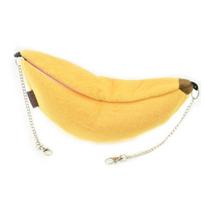 Žiurkėno medvilninis lizdas Banano formos namelis Hamakas Dviaukštis namelis Žaislai Narvas geltona