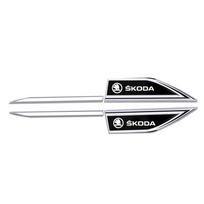 Automobilio emblema Sparno lipdukas Ženklelis Kėbulo apsauginis lipdukas Skoda octavia 3 2 superb 3 kodiaq Fabia Kamiq Karoq Priedai lcvr69 black