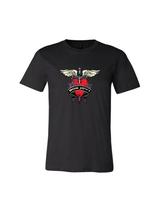 Bon Jovi Heart Sword Wings T-shirt L black