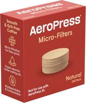 Aeropress paper coffee filters, natural, 200 pieces