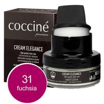 Coccine Cream Elegance batų tepalas su kempinėle, 50 ml, rožinis
