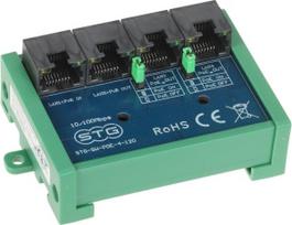 No Name SWITCH POE / EXTENDER STG-SW-POE-4-120 3-PORTOWY + 1X UPLINK STG