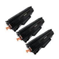 Kasetė lazeriniui spausdintuvui 85A CE285A / 36A CB436A / 35A CB435A / CRG-712 / CRG-713 / CRG-725 / CRG-728 3-PACK!, IDE KOMPLEKT HP 85A, CE285A  3-PACK!