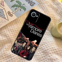 Stefan And Damon the Vampire Diaries Case For Realme C55 C71 C67 C51 C75 C63 C61 C65 C53 C35 11 12 13 14 Pro Plus GT6 GT7 15 Pro Realme 11 Pro black