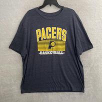 Indiana Pacers NBA Mens T Shirt Blue Graphic 2XL Cotton Blend Short Sleeve S įvairiaspalvis