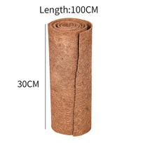 Coconut Liner Sheet Coco Plant Fiber Roll Natural Carpet Mat Reptile Bedding Supplies Winter Insulation Flowerpot Basket Supply brown