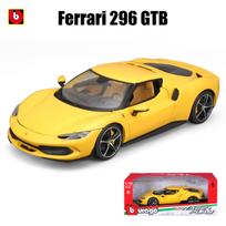 Bburago 1:18 Ferrari SF90 STRADALE ASSETTO FIORANO 50# racing model simulation car model alloy car toy collection yellow
