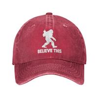Bigfoot Middle Finger Casual Baseball Cap Sasquatch Trucker Hat Sun Visor Kpop Rock Hip Hop Hats Men Women Street Style Caps One Size pink