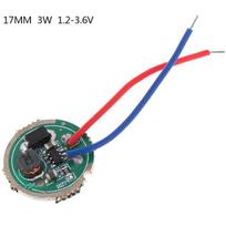 1 PC 3W LED tvarkyklė 17Mm / 20Mm Dc3.7V 1 režimas 5 režimas LED žibintuvėlis 20MM  3W  1.2-3.6V