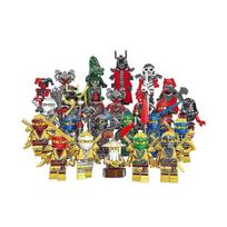 24 vnt. Ninjago mini figūrėlių rinkinys Kai Jay Sensei Wu Master Naujas konstravimo kaladėlių žaislas 2025