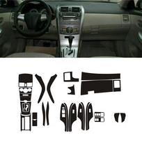 Autocollant de Garniture de Console Centrale de Voiture Pour Corolla 2007-2013 gray