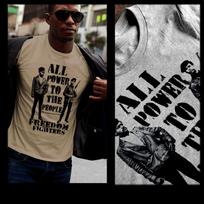 Black History T-Shirt Huey P Roots Panafrican melanin Roots African Pride tee 3XL gray