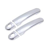 Skirtas VW Golf 5 MK5 Volkswagen Golf V Rabbit 1K 2004-2009 Anglies pluošto chromas automobilio durų rankenos dangtelio stiliaus priedai lipdukas white
