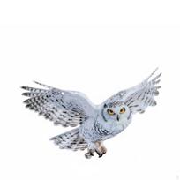 Reflective Raptor Decoy Humane Fake Avian Double-Sided Decoration Owl Style One gray
