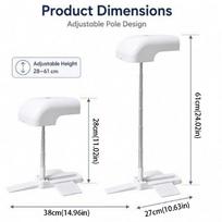 Wireless Remote Control Bed Air Circulator Blanket Air Circulator Fan  Under Duvet balta