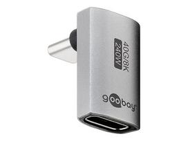 USB-C™ Adapteris GOOBAY 74442 90° vertikalus, ilgas, USB4™