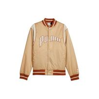 Puma Spausdintos raidės laisvalaikio striukė ilgomis rankovėmis Unisex švarkas Cinamonas 626147-83 M beige