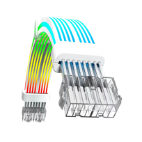 Maitinimo bloko prailginimo kabelis GAMEMAX VGA/CPU 2x8PIN-B Baltas